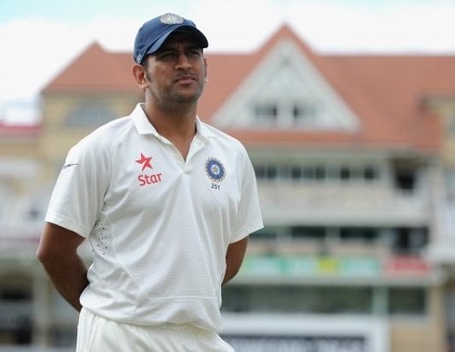 Mahendra Singh Dhoni retires from test cricket.