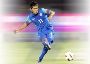 Sunil Chhetri won 2014 AIFF player of the year.