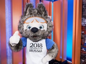 2018 FIFA world cup official mascot zabivaka