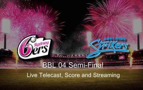 ADS vs SYS BBL 04 First Semi-final live stream, score, preview