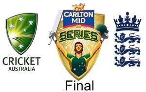 Australia-England to fight for Carlton mid odi trophy 2015.