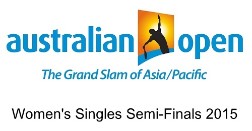 Australian Open 2015 Women's Singles semi-finals line-up.