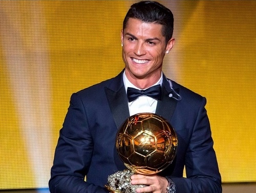 Cristiano Ronaldo wins FIFA Ballon d'Or 2014.