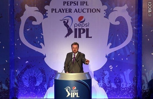 IPL 2015 auction to hold on 16 February at Bengaluru.