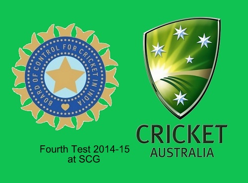 India vs Australia 4th test 2014-15 Sydney Cricket Ground.