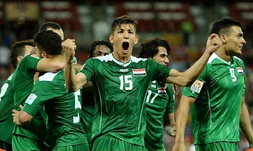 Iraq beat Iran by 7-6 in quarterfinal to qualify for semifinal of asian cup 2015.