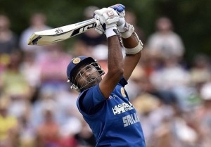 Mahela Jayawardene hits 18th ODI hundred against NZ in Christchurch.