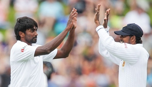 Nuwan Pradeep took 4 wickets against NZ in Wellington test.