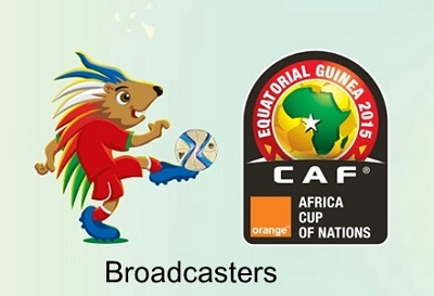 Orange Africa Cup of Nations 2015 telecasting nations and broadcasters.