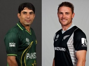 Pakistan, New Zealand teams for two ODIs series 2015.