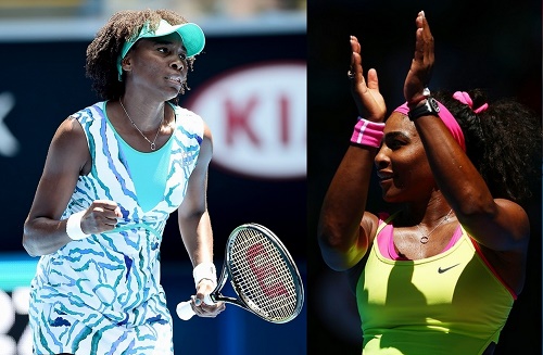 Serena and Venus Williams qualified for round four at Australian Open 2015.