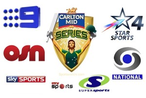 Watch live telecast, streaming of Carlton mid ODI tri-series 2015.