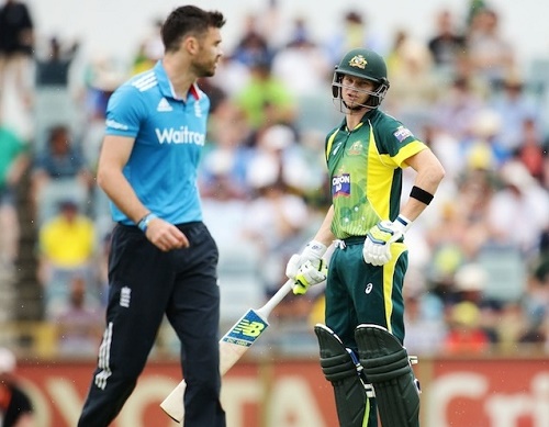 Australia vs England 2015 tri series final latest updates and live score.