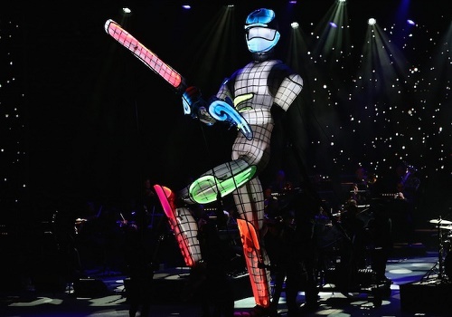 ICC cricket world cup 2015 opening ceremony robot image.