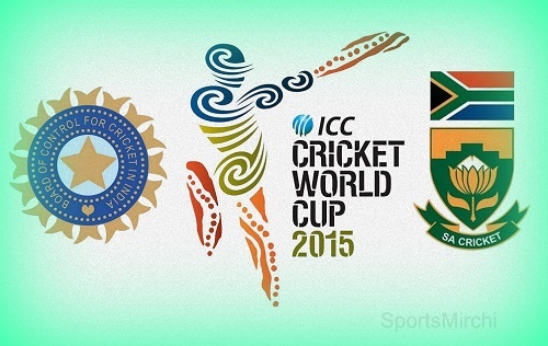 India vs South Africa world cup 2015 match.