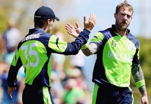 Ireland beat West Indies in 2015 world cup first match by 4 wickets.