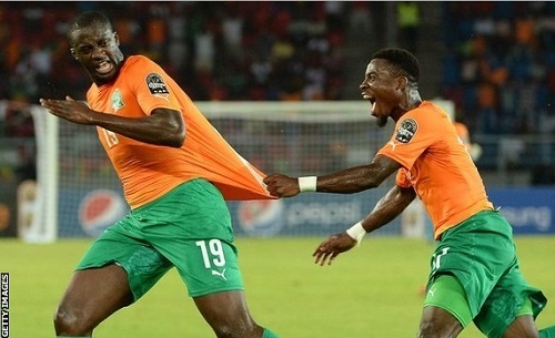 Ivory Coast beat DR Congo by 3-1 to qualify for africa cup of nations final 2015.