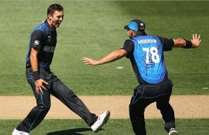 New Zealand beat Australia by 1 wicket in 2015 world cup at Auckland.