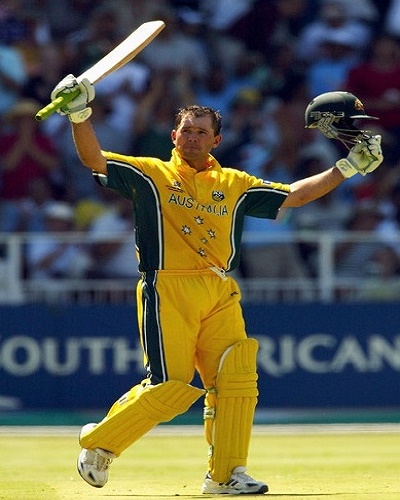 Ricky Ponting scored ton in 2003 cricket world cup final.
