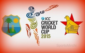 West Indies vs Zimbabwe 2015 cricket world cup live streaming and score.