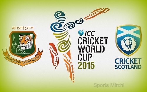 Bangladesh vs Scotland 2015 world cup Live stream, score, preview.