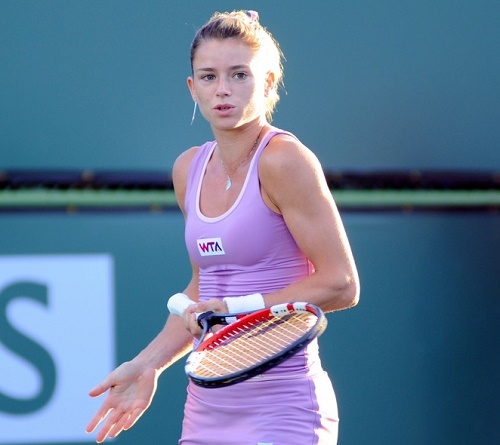 Camila Giorgi vs Heather Watson live streaming, score 2015 Indian Wells.