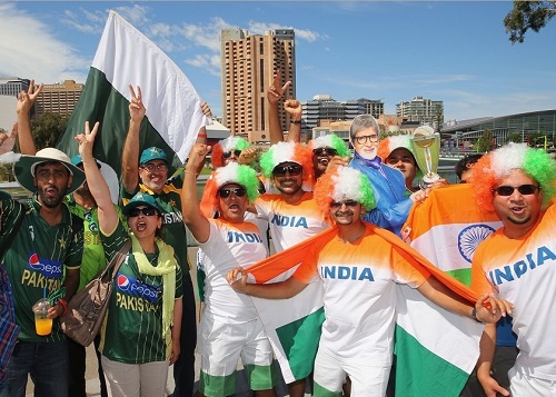 India may face Pakistan in semi-final of 2015 cricket world cup.