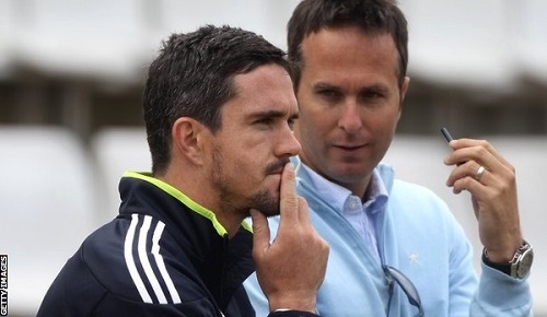 Michael Vaughan asks Pietersen to leave IPL for England.