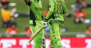 Pakistan crunched UAE by 129 runs in 2015 world cup at Napier