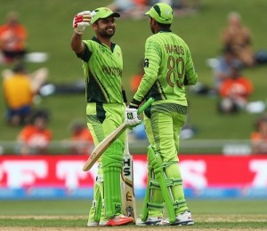 Pakistan beat UAE by 129 runs in 2015 world cup at Napier.