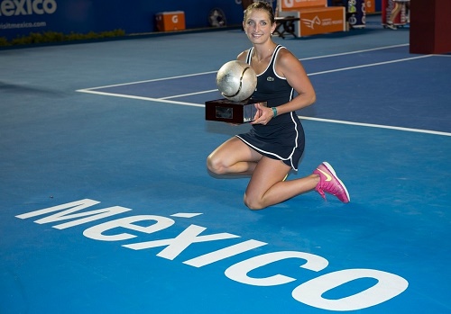 Timea Bacsinszky wins Mexico Open 2015 in just 66 minutes.