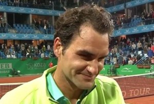 Federer beat Nieminen to reach Istanbul Open Quarter-final.