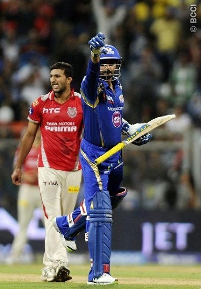 Harbhajan won hearts but Mumbai was defeated against KXIP.