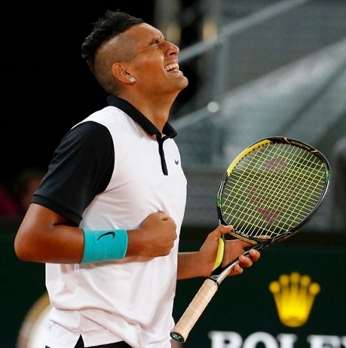 Nick Kyrgios knocked out Roger Federer from Madrid Open.