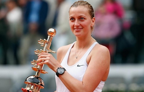 Petra Kvitova claims Mutua Madrid Open Title in 67 minutes.