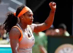 Serena Williams qualified to Madrid Open 2015 Semi-Final.
