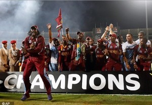 West Indies won T20 World Cup in 2012.