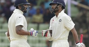 India vs Bangladesh Test 2015 Day-1 report: Dhawan hits 150*