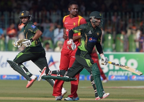 Pakistan won ODI series by 2-0 against Zimbabwe as 3rd ODI washout.