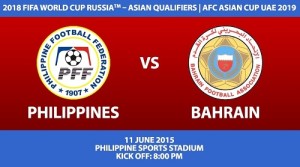Philippines vs Bahrain Live Streaming, Telecast, Score 2015.