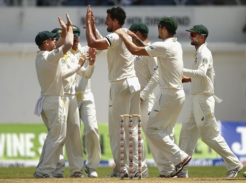 West Indies vs Australia 2015 second Test Day-2 Report.