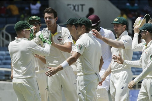 West Indies vs Australia 2015 second Test Day-3 match report.