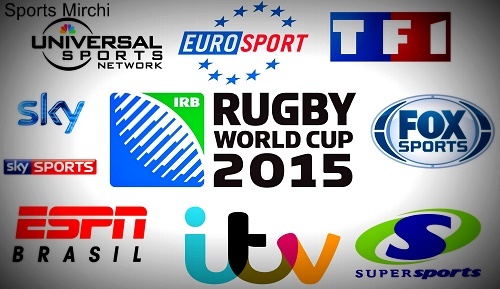 2015 Rugby World Cup Live Telecast, Coverage, TV Channels list.