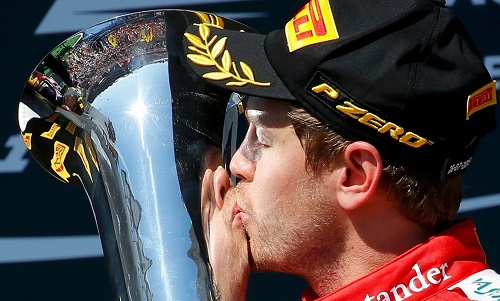 Ferrari's Sebastian Vettel wins Hungarian Grand Prix 2015.