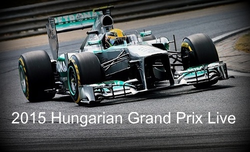 How to watch 2015 Hungarian Grand Prix Live Streaming and Telecast.