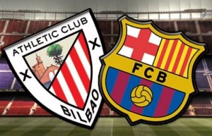 Barcelona vs Athletic Bilbao 2015 Supercopa de Espana.