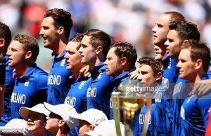 Eoin Morgan doesn't sing national anthem.