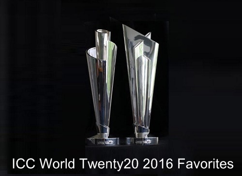 Top Favorite teams to win ICC World Twenty20 2016.