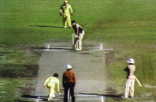 Trevor Chappell bowled first ever underarm ball in the history of cricket.