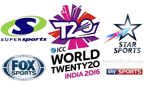 ICC T20 World Cup 2016 Live Telecast, TV Channels List.